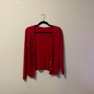 No brand | Red medium cardigan